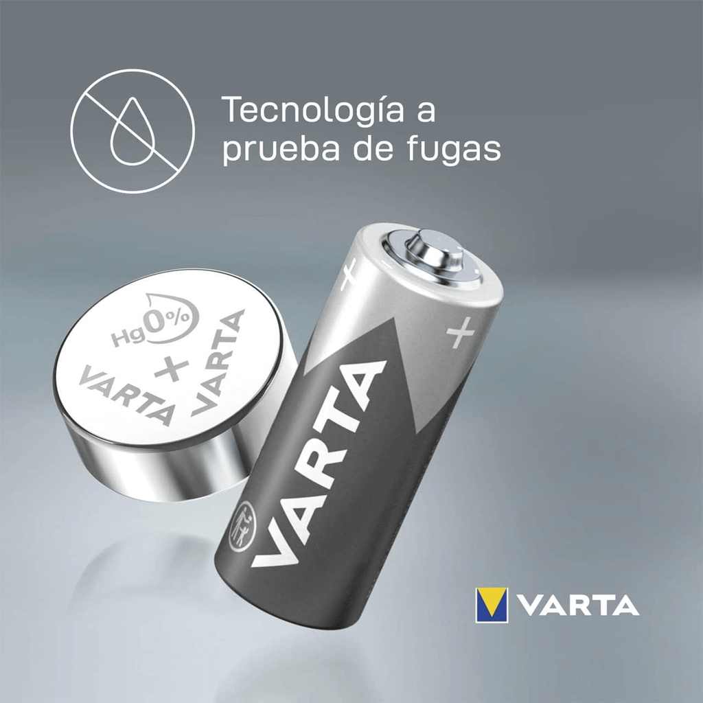 Pilas V23GA Alcalina de Alto Rendimiento, Larga Duración, Para Uso Diario, Ideal para Relojes, Alarmas, Cámaras de Fotos, Calculadoras, Mandos a Garaje, Rastreadores y Otros Dispositivos Pequeños - VARTA