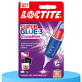 Loctite Super Glue-3 Creative Pen, Pegamento Transparente con Forma de Bolígrafo, Pegamento Instantáneo y Universal Antigoteo, Fácil de Usar y de Gran Precisión, 4g