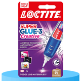 Loctite Super Glue-3 Creative Pen, Pegamento Transparente con Forma de Bolígrafo, Pegamento Instantáneo y Universal Antigoteo, Fácil de Usar y de Gran Precisión, 4g