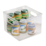 Organizador Nevera, Caja de Almacenamiento Transparente para Nevera, Contenedor de Plástico Multiusos, Ideal para Organizar y Optimizar el Espacio, Plástico Resistente