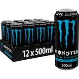 MONSTER ENERGY Bebida Energética, Refresco Energético, Pack 12/24 Latas de 500ml