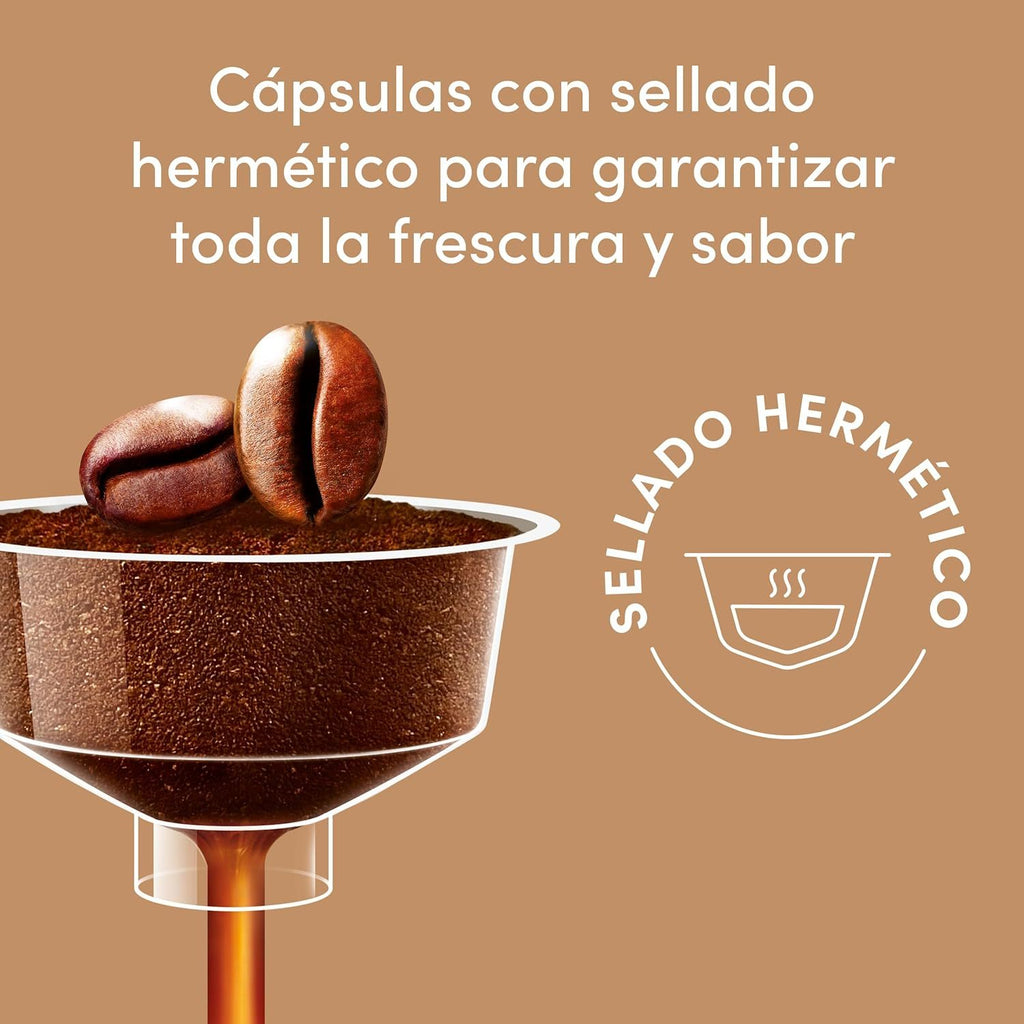 Nescafé Dolce Gusto, Café con Leche, Intensidad 7, 16/48/96 Cápsulas