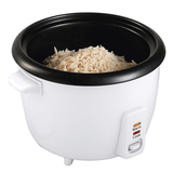 Hervidor de Arroz de Gran Capacidad, Arrocera con Función de Cocinar o Calentar, Contenedor Interno con Recubrimiento Antiadherente, Tapa de Vidrio Transparente, Indicador luminoso