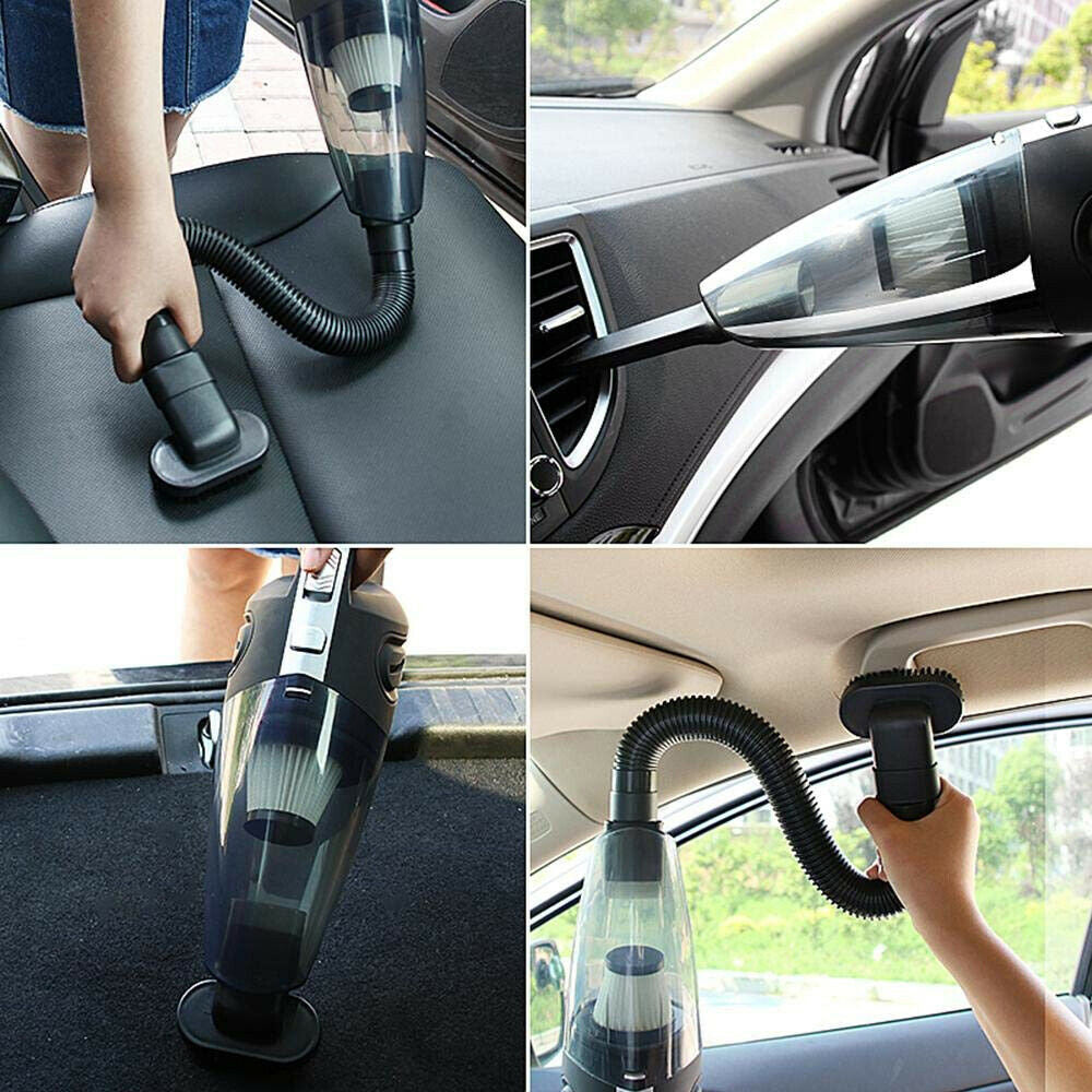 Aspiradora Potente Sin Cable, Recargable, Batería de 2000mAh, Cargador USB, 120W de Potencia, Ideal para Limpieza Profunda en Casa y Coche, Ligero y Compacto, Incluye Múltiples Accesorios