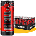 HELL ENERGY Bebida Energética, Refresco Energético con Vitaminas B2, B3, B5, B6 y B12, Pack 12/24/48 Latas de 250ml