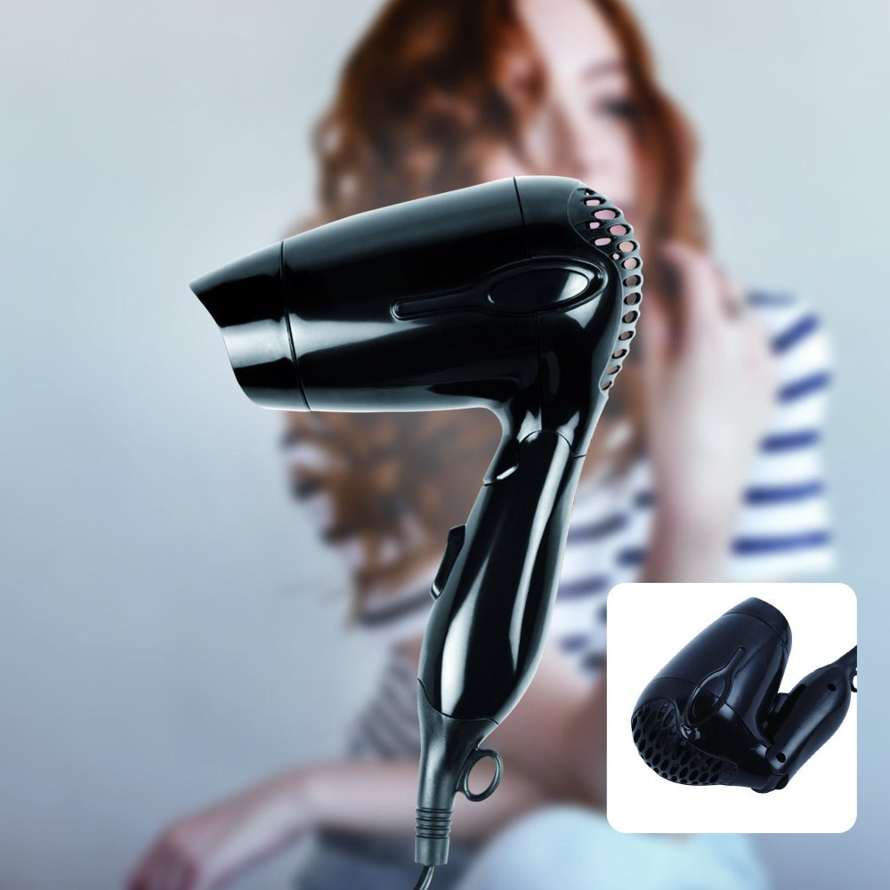 Secadores de Pelo Viaje Plegable, 2 Ajustes de Temperatura, Concretador de Aire, Anilla para Colgarlo, 1200W de Potencia, Compacto ideal para Llevarlo Contigo