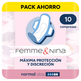 Compresas Mujer Menstruación, Máxima Seguridad, Comodidad y Discreción, Diseñada para Adaptarse, Perfectas para Uso Diario - FEMME & NINA