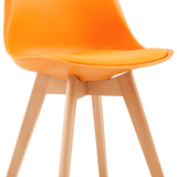 1/2/4/6 Unidad Sillas para Comedor, Sillas para Cocina con Asiento Blando, Tapizado y Patas Resistentes de Madera de Haya, Sillas Nórdicas