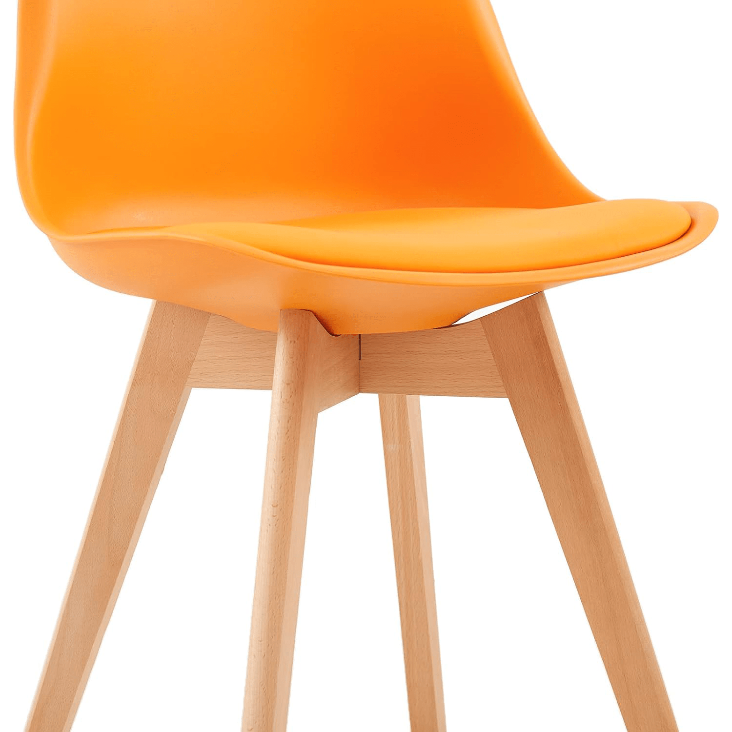 1/2/4/6 Unidad Sillas para Comedor, Sillas para Cocina con Asiento Blando, Tapizado y Patas Resistentes de Madera de Haya, Sillas Nórdicas