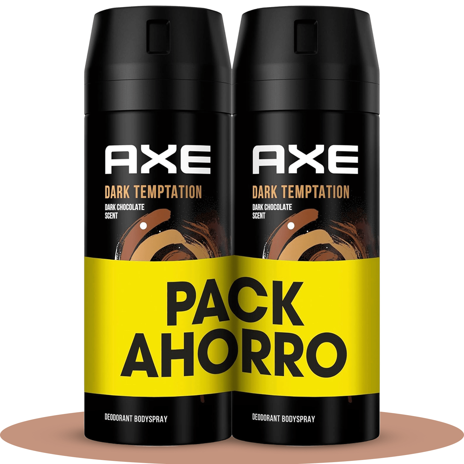 Axe Desodorante Spray Antitranspirante Dark Temptation, Aroma a Chocolate Negro​, Olor Irresistible durante 48 horas, 150ml por Spray