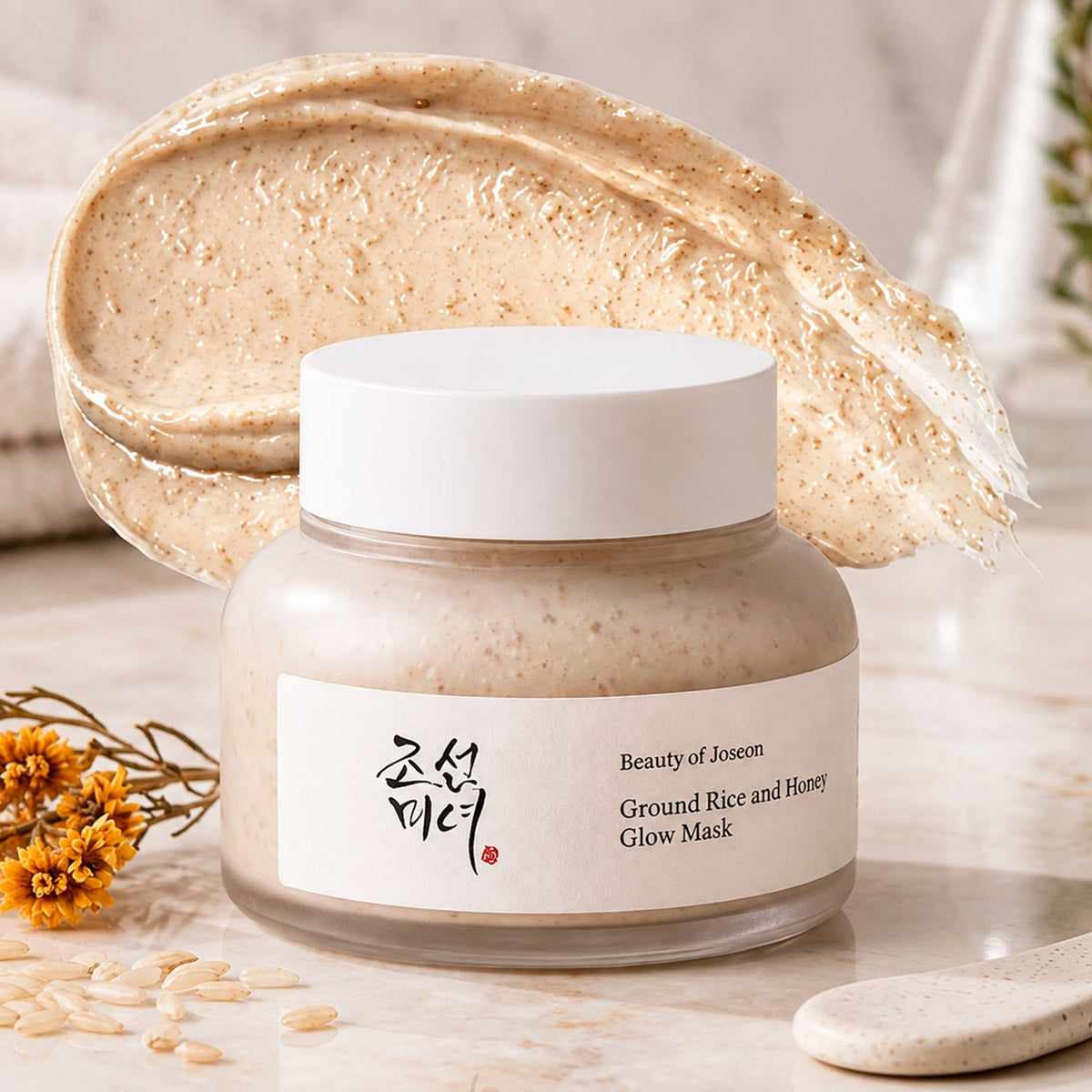 Beauty of Joseon Ground Rice and Honey Glow, Mascarilla Facial Exfoliante con Arroz y Miel, Hidratante, 150 ml