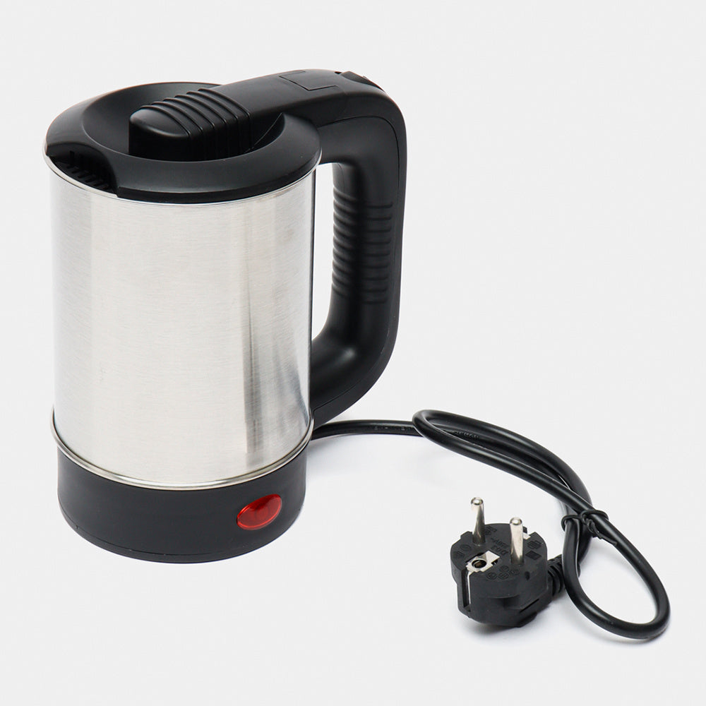 Hervidor de Agua Eléctrico con 0,5L de Capacidad, 600W de Potencia, Protección contra el Sobrecalentamiento, Indicador Luminoso y Autoapagado, Incluye 2 Vasos, Diseño Compacto ideal para Viajes, Trabajo, Oficina, Optimizar Espacio