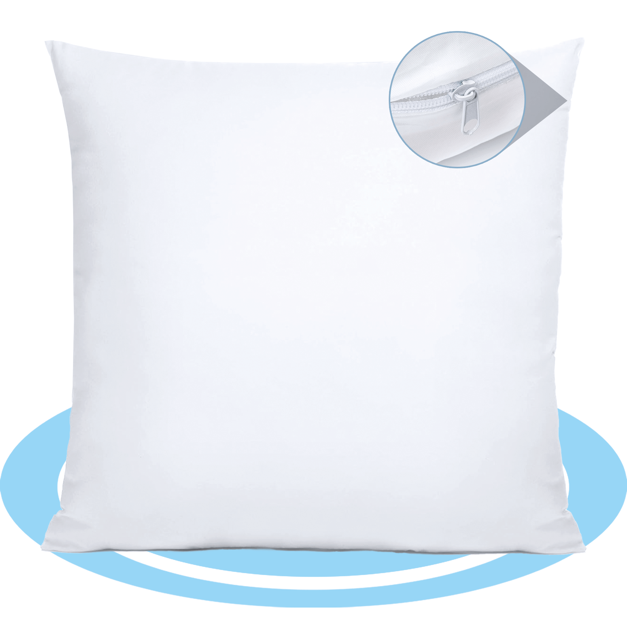 Relleno Cojín de Fibra Hueca Siliconada de Alta Recuperación, Indeformable, Suave, Mullido, Cojín para Sofá o Cama para Casa