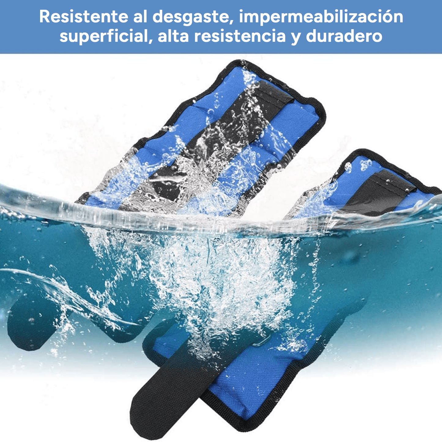 Pesas de Tobillo y Muñecas ideales para Correr, Footing, Movimiento Físico y Gimnasio, Incrementa la Intensidad de tus Ejercicios, Correas Ajustables y Cierre Fácil, Transpirables e Inodoros, Resistentes al Desgarro y Cómodos para la Piel