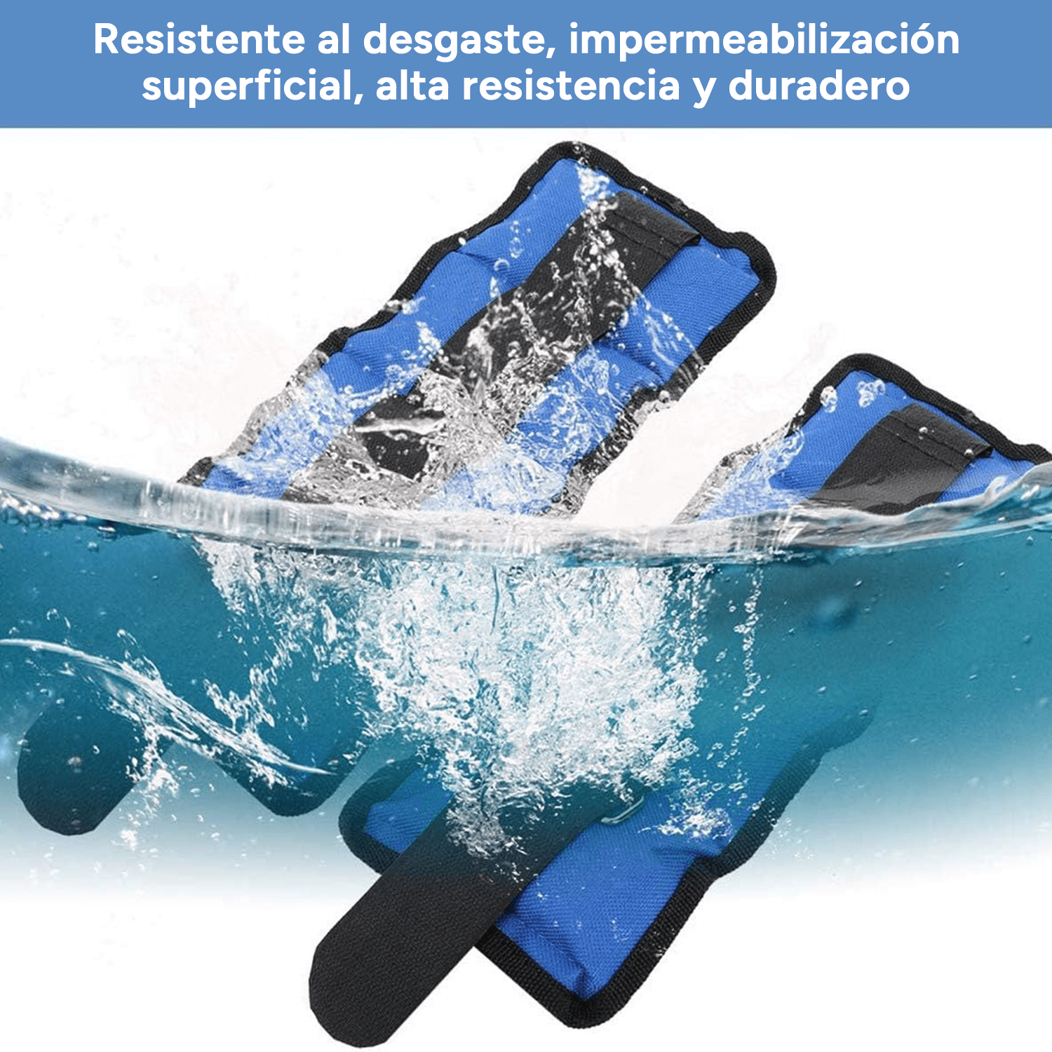Pesas de Tobillo y Muñecas ideales para Correr, Footing, Movimiento Físico y Gimnasio, Incrementa la Intensidad de tus Ejercicios, Correas Ajustables y Cierre Fácil, Transpirables e Inodoros, Resistentes al Desgarro y Cómodos para la Piel