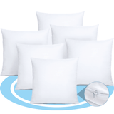 Relleno Cojín de Fibra Hueca Siliconada de Alta Recuperación, Indeformable, Suave, Mullido, Cojín para Sofá o Cama para Casa