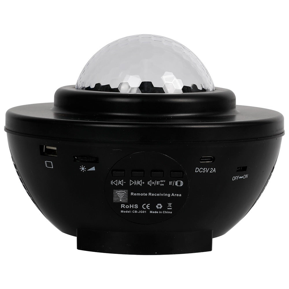 Lampara Proyector de Estrellas LED, Proyector Galaxias con Altavoz, Mando a Distancia y Temporizador, Proyector de Estrellas para Dormitorio, Múltiples Modos de Luz y Colores