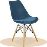 Sillas para Comedor, Sillas para Cocina con Asiento Blando, Tapizado y Patas Resistentes de Madera de Haya, Sillas Nórdicas Minimalistas, 49.5 x 44 x 79.5 cm