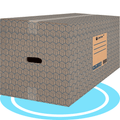 Caja Cartón para Mudanzas y Almacenaje Ultra Resistentes con Asas