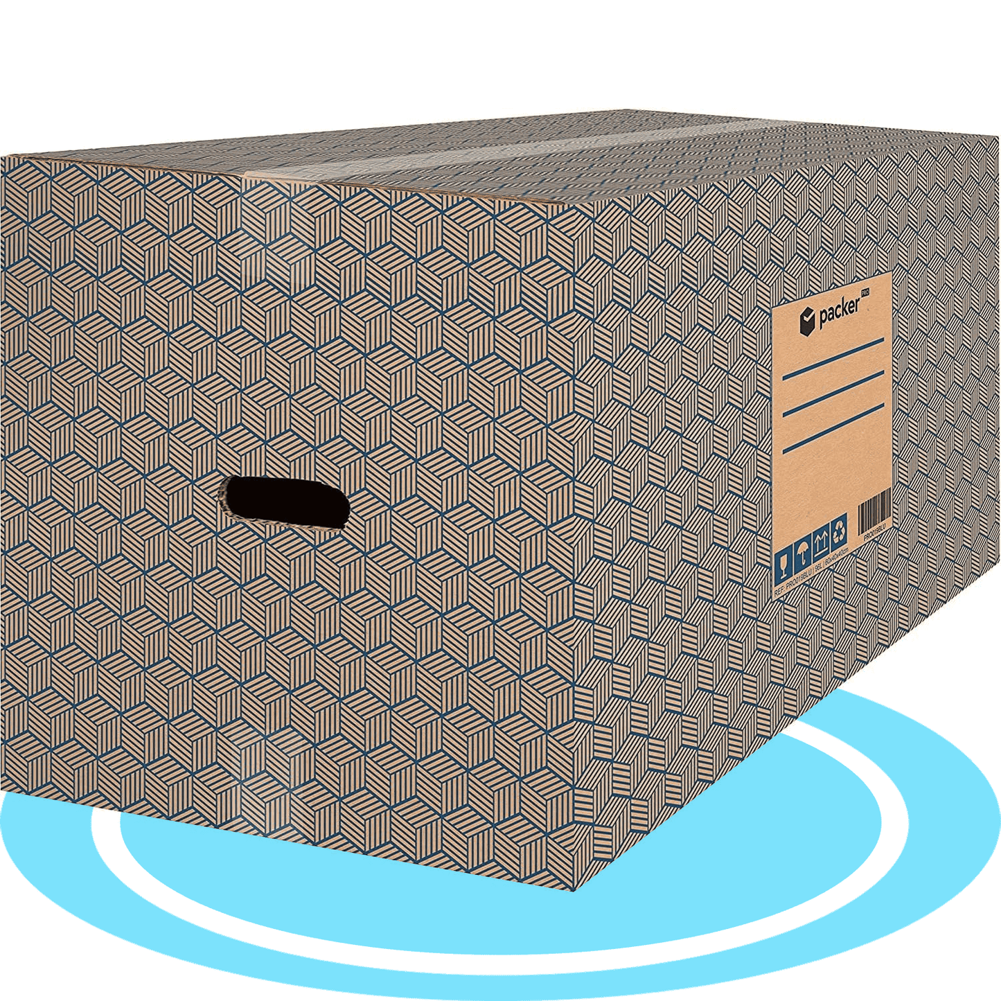 Caja Cartón para Mudanzas y Almacenaje Ultra Resistentes con Asas