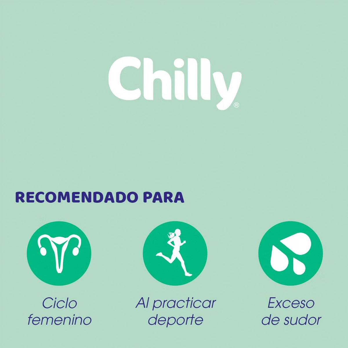 Chilly Jabón Íntimo para Mujer, Higiene Íntima Diaria con Sensación de Frescura, Limpieza Suave y Textura en Gel de Fácil Aplicación, Pack de 3 Unidades
