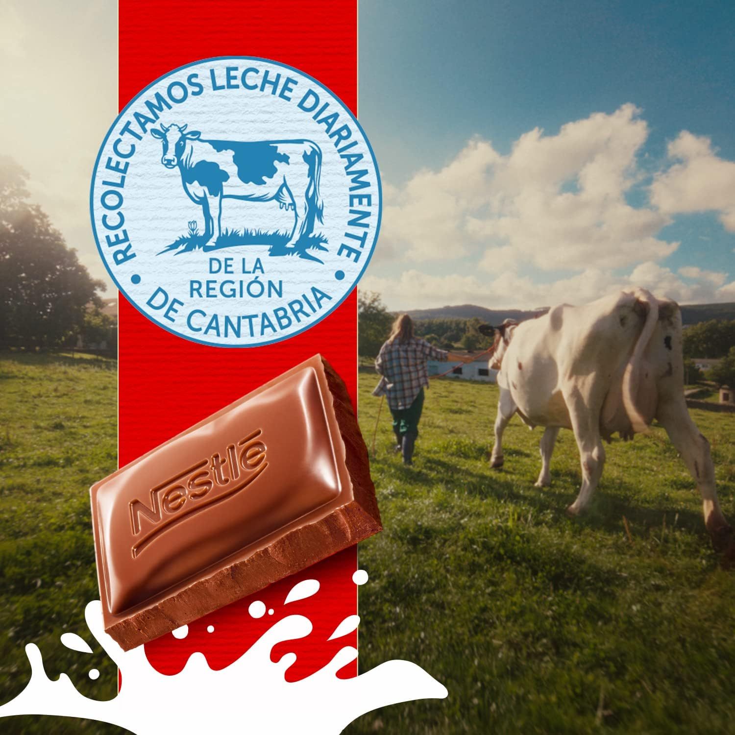 Nestlé Extrafino 3 Tabletas de Chocolate con Leche, Sin Gluten, Pack Ahorro de 3 Tabletas de 125g