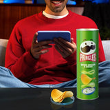 Pringles Sour Cream & Onion, Snack de Patatas Fritas sabor Crema Agria y Cebolla, Tamaño XL de 165g, Pack de 3 Unidades