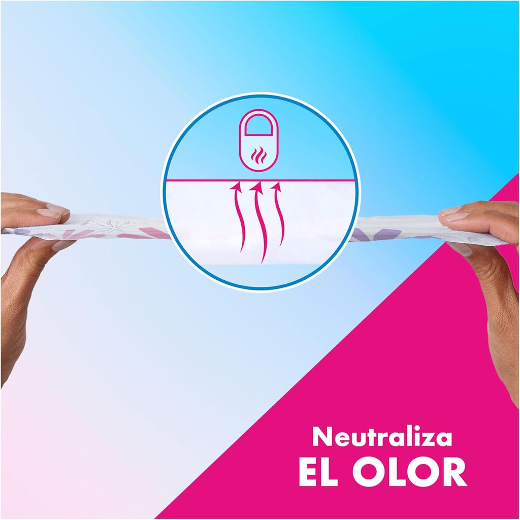 Evax Compresas Mujer Menstruación, Evax Liberty Normal Compresas Con Alas, Se Adapta a tu Cuerpo, Neutraliza el Olor, No Notarás Que Las Llevas, 96 Unidades