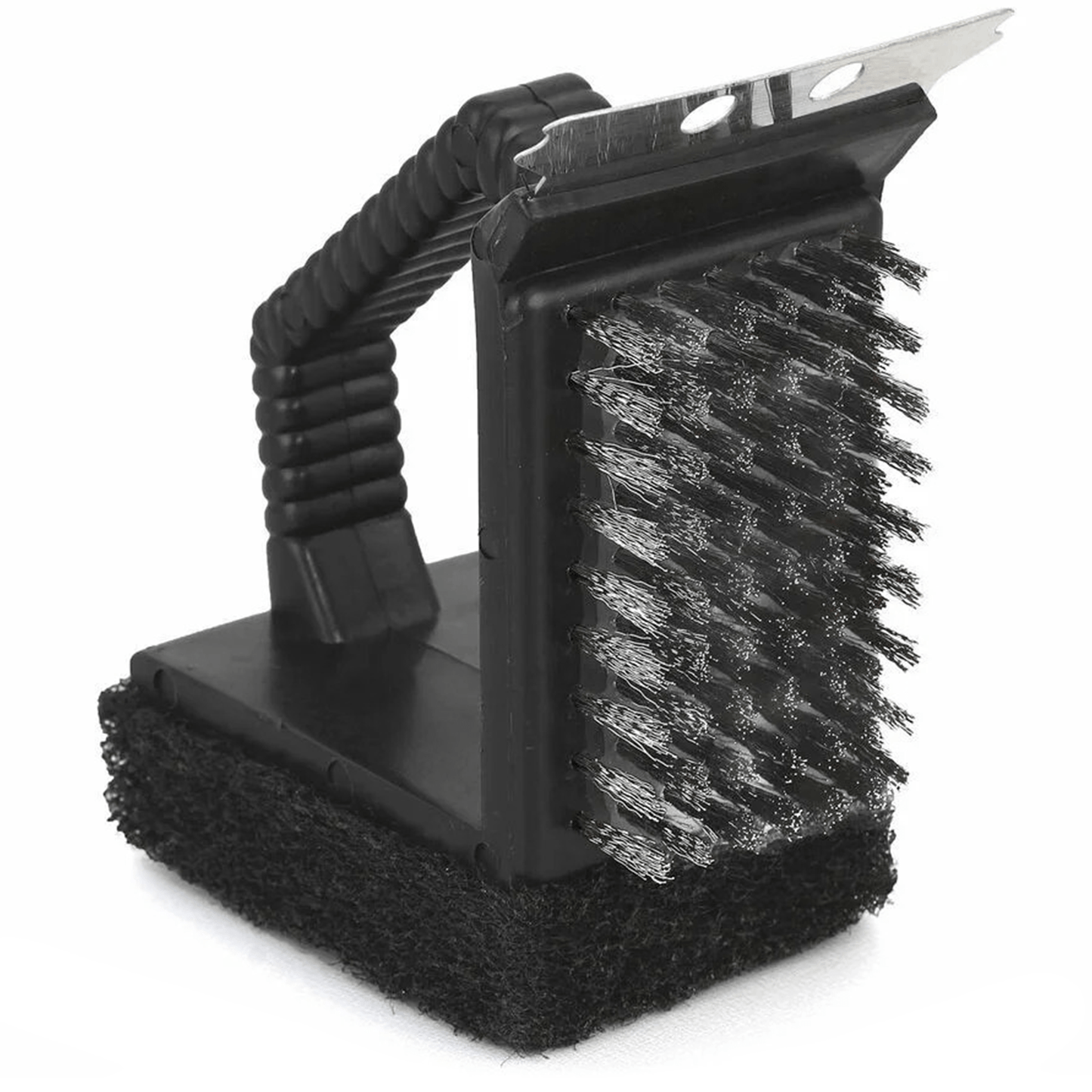 Cepillo Barbacoa, Cepillo de Limpieza de Acero Inoxidable para Barbacoas, Elimina Óxido y restos de Forma Rápida y Fácil