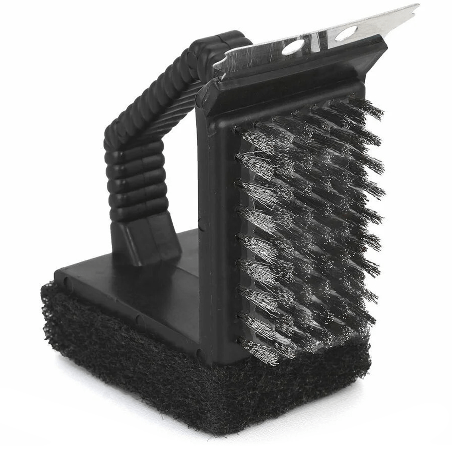 Cepillo Barbacoa, Cepillo de Limpieza de Acero Inoxidable para Barbacoas, Elimina Óxido y restos de Forma Rápida y Fácil