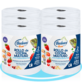 Rollo Papel Cocina Multiuso de 2 Capas, Rollo de Toallas de Papel, Resistente y Muy Absorbente, Hecho con Celulosa Pura, Hasta 280 Usos, 70 metros