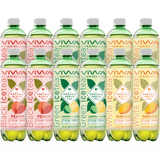 VIWA VitaminWater & Tea, Bebidas Refrescantes con Vitaminas y Minerales, 600ml, Pack de 12