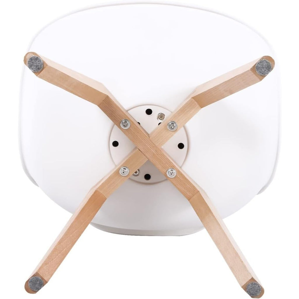Sillas para Comedor, Sillas de Cocina con Asiento Blando, Tapizado y Patas Resistentes de Madera de Haya