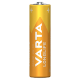 Pilas AA Alcalinas de Alto Rendimiento, VARTA Longlife, Ultra Larga Duración, Energía Continua, Ideal para Controles Remotos, Juguetes Electrónicos, Linternas, Lámparas, Relojes, Cámaras y Otros Dispositivos de Uso Diario - VARTA