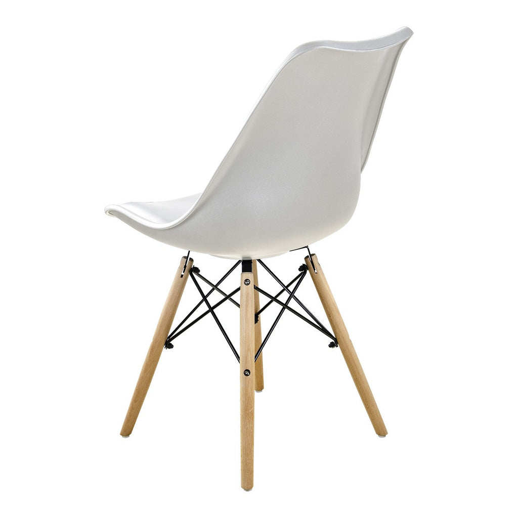 Sillas para Comedor, Sillas para Cocina con Asiento Blando, Tapizado y Patas Resistentes de Madera de Haya, Sillas Nórdicas Minimalistas, 49.5 x 44 x 79.5 cm