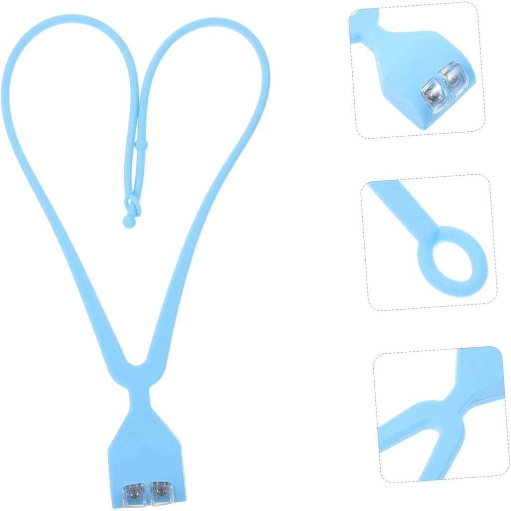 Luces de Carrera Nocturna LED, Colgante Linterna para Correr, Ideal para Leer de Noche, Acampar, Hacer Senderismo, Correr y Trotar en la Oscuridad, Perfecto para Actividades al Aire Libre, Funcionamiento mediante x2 Pilas de Botón