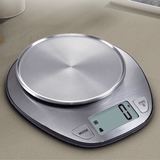 Bascula Cocina con Capacidad de hasta 5Kg, Sensor de Alta Precisión, Unidades de Medida: Gr, Oz y Lb, Indicador de Volumen, Unidades de Volumen: Ml, Fl y Oz, Indicador de Batería Baja y Sobrecarga, Funciona con 2 Pilas AAA, Apagado Automático