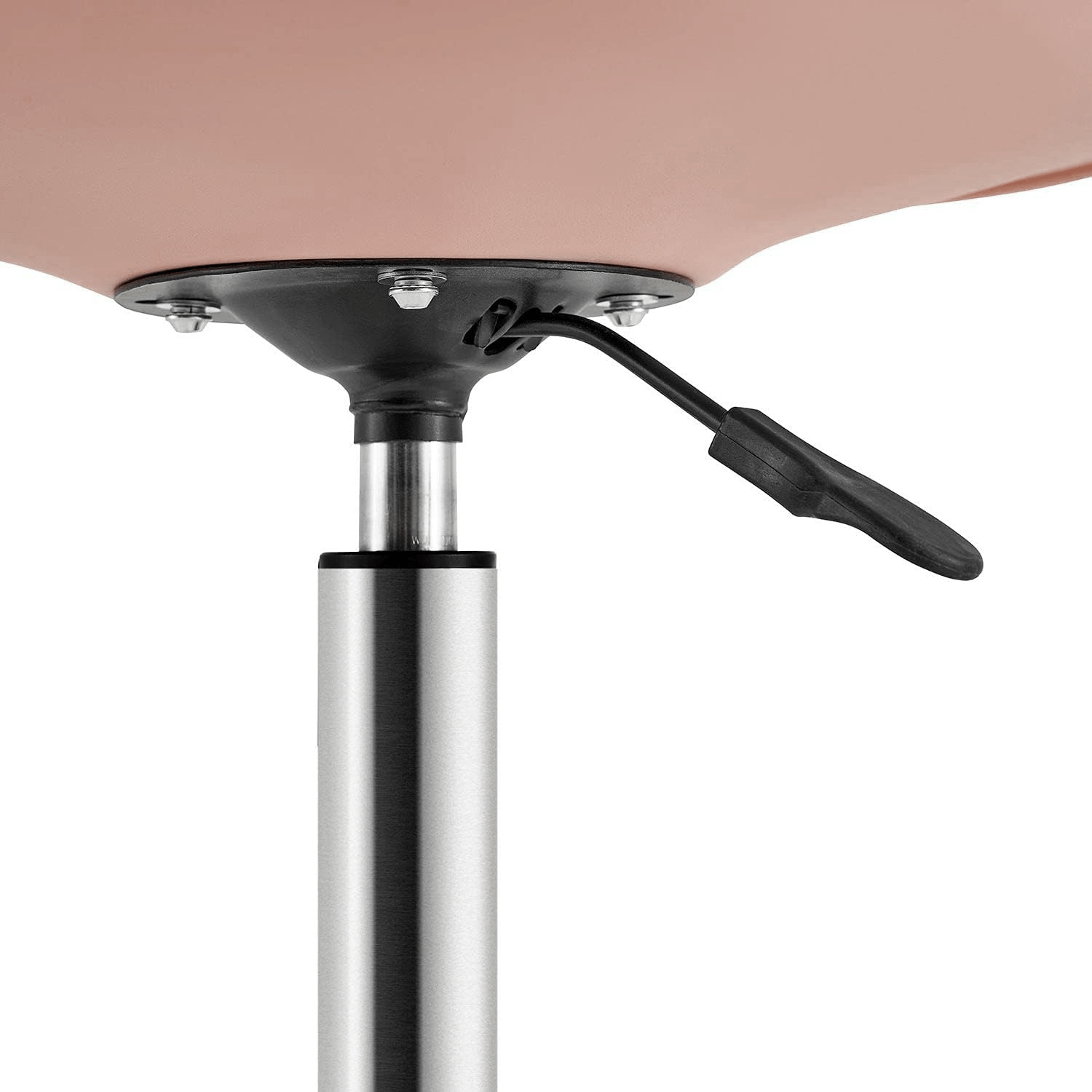 Silla Escritorio Ergonómica con Ruedas, Silla Oficina Giratoria con Altura Ajustable, Acolchada, Estilo Nórdico, Ideal para Estudio y Oficina