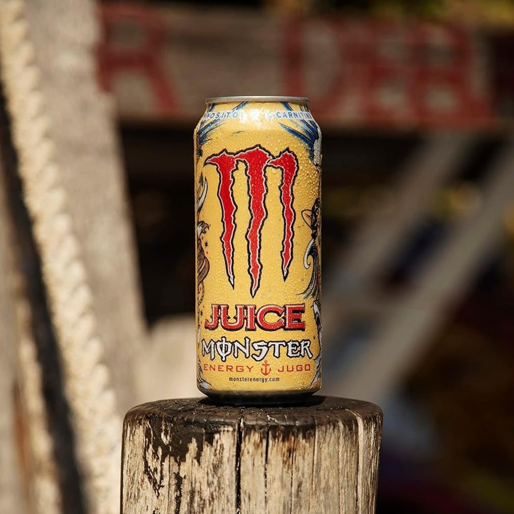 MONSTER ENERGY Bebida Energética, Refresco Energético, Pack 12/24 Latas de 500ml